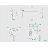 Nueva Bathware Salem Matte White Oval Acrylic Corner Bath &amp; Wall Mixer Set