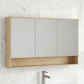 Nueva Bathware Laulea 1200mm Mirrored Shaving Cabinet with Open Shelf