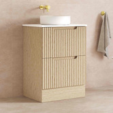 Nueva Bathware Colette 600mm Freestanding Vanity with Stone Countertop