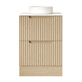 Nueva Bathware Colette 600mm Freestanding Vanity with Stone Countertop