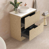 Nueva Bathware Colette 750mm Freestanding Vanity with Stone Countertop