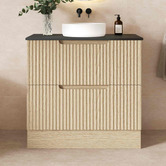 Nueva Bathware Colette 900mm Freestanding Vanity with Stone Countertop