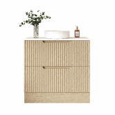 Nueva Bathware Colette 900mm Freestanding Vanity with Stone Countertop