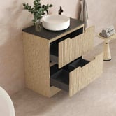 Nueva Bathware Colette 750mm Freestanding Vanity with Stone Countertop