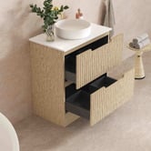 Nueva Bathware Colette 750mm Freestanding Vanity with Stone Countertop