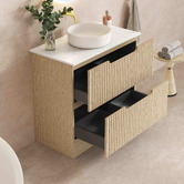 Nueva Bathware Colette 900mm Freestanding Vanity with Stone Countertop