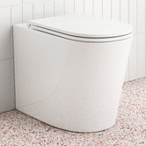 Nueva Bathware Myles Rimless Quiet Flush Wall-Faced Toilet Pan