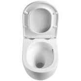 Nueva Bathware Myles Rimless Quiet Flush Wall-Faced Toilet Pan