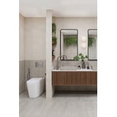 Nueva Bathware Myles Rimless Quiet Flush Wall-Faced Toilet Pan