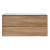 Nueva Bathware Horizon 1200mm Light Oak Wall Hung Vanity