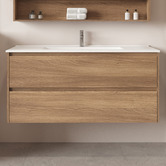 Nueva Bathware Horizon 1200mm Light Oak Wall Hung Vanity