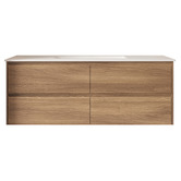 Nueva Bathware Horizon 1500mm Light Oak Wall Hung Vanity