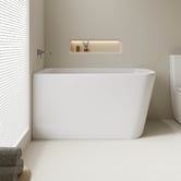 Nueva Bathware Cambridge Acrylic Corner Bath with Overflow