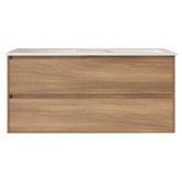 Nueva Bathware Horizon 1200mm Light Oak Wall Hung Double Vanity