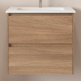 Nueva Bathware Horizon 600mm Light Oak Wall Hung Vanity