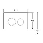 Nueva Bathware Linea Flush Plate