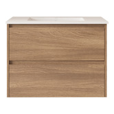 Nueva Bathware Horizon 750mm Light Oak Wall Hung Vanity