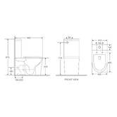 Nueva Bathware Windsor Back to Wall Toilet Suite