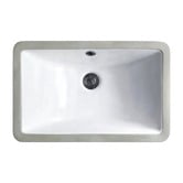 Nueva Bathware Novo 470mm Gloss White Rectangular Undermount Basin
