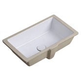 Nueva Bathware Novo 505mm Gloss White Rectangular Undermount Basin
