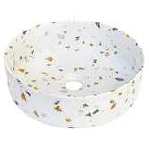 Nueva Bathware Sorrento 360mm Gold Terrazzo Above Counter Basin