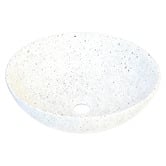 Nueva Bathware Sorrento 400mm Speckled White Above Counter Basin