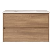 Nueva Bathware Horizon 900mm Light Oak Wall Hung Vanity