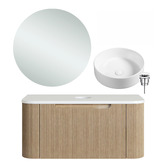Nueva Bathware Airlie II 900mm Contemporary Bathroom Vanity Package