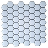 Stick on Tiles Australia White Hexagon Stick on Tile (10 Pack)