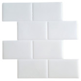 Stick on Tiles Australia White Subway Stick on Tile (10 Pack)
