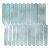 Stick on Tiles Australia Dusty Green Picket Stick on Tile (10 Pack)