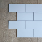 Stick on Tiles Australia White Subway Stick on Tile (10 Pack)