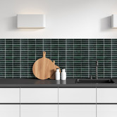 Stick on Tiles Australia Green Marble Kit Kat Stick on Tile (10 Pack)