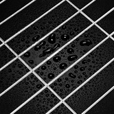 Stick on Tiles Australia Matte Black Kit Kat Stick on Tile (10 Pack)