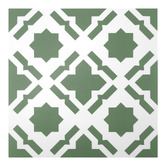 Stick on Tiles Australia Sage Star Encaustic Stick on Tile (10 Pack)