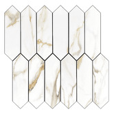 Stick on Tiles Australia White Picket Stick on Tile (10 Pack)