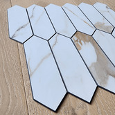 Stick on Tiles Australia White Picket Stick on Tile (10 Pack)