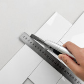 Stick on Tiles Australia Peel &amp; Stick Gloss White Subway Stick on Tile (10 Pack)