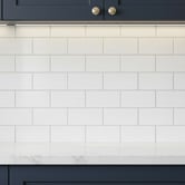 Stick on Tiles Australia Peel &amp; Stick Gloss White Subway Stick on Tile (10 Pack)