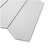 Stick on Tiles Australia Peel &amp; Stick White Picket Stick on Tile (10 Pack)