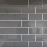 Stick on Tiles Australia Peel &amp; Stick Dark Grey Subway Stick on Tile (10 Pack)