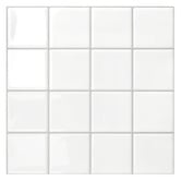 Stick on Tiles Australia Peel &amp; Stick White Small Square Stick on Tile (10 Pack)