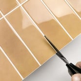 Stick on Tiles Australia Peel &amp; Stick Terracotta Kit Kat Stick on Tile (10 Pack)