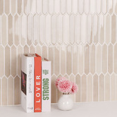 Stick on Tiles Australia Peel &amp; Stick Natural Picket Stick on Tile (10 Pack)