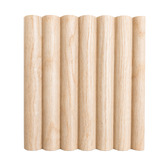 Stick on Tiles Australia Mikos 1200 x 600mm Oak Grain Flexible Demi Round Wall Panels