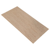 Stick on Tiles Australia Mikos 1200 x 600mm Oak Grain Flexible Demi Round Wall Panels