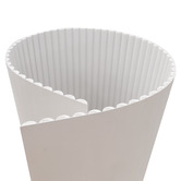 Stick on Tiles Australia Mikos 1200 x 600mm Primed Flexible Demi Round Wall Panels