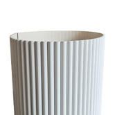 Stick on Tiles Australia Mikos 1200 x 600mm Primed Flexible Demi Round Wall Panels