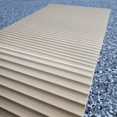 Stick on Tiles Australia Curvatura 2400 x 1200mm Flexible Scallop Roll Panel