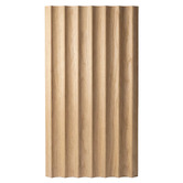 Stick on Tiles Australia Mikos 1200 x 600mm Oak Grain Flexible Scallop Wall Panels
